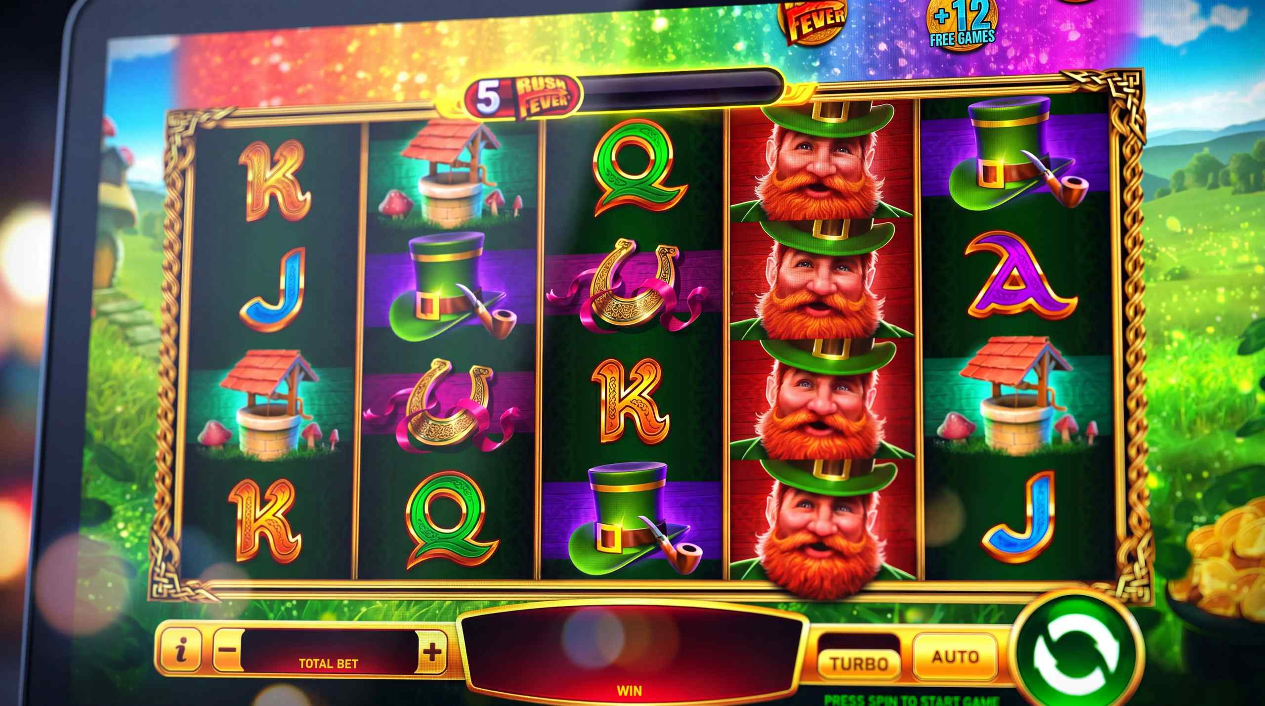 The sweepstakes casino slot Shake Shake Leprechaun